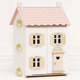 Roseheart Wooden Dolls House | Furniture & Family