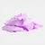Purple fabric on a light gray background