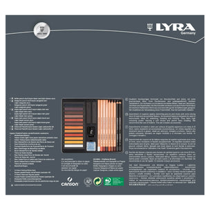 Lyra Brown Sketching Set 25 Piece