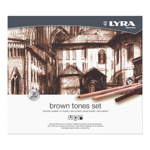 Lyra Brown Sketching Set 25 Piece