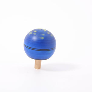Luna starry sky wooden Spinning Turn Top | © Conscious Craft