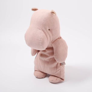 Safari Friends | Medium Hippo Light Rose