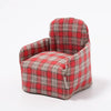 Maileg Chair Mouse | Red Checker