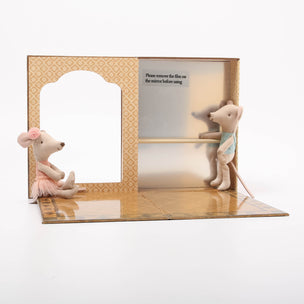 Maileg Ballet mice in dance studio | Little Sister & Brother | Image © Conscious Craft