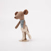 Maileg big brother dancer mouse  with a stand