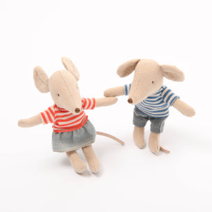 Maileg LouiMax and Stella, Little brother and sister mice