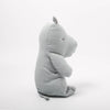 Gray Maileg plush toy on a white background