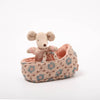 Maileg Baby Mouse in Carry Cot | Rose