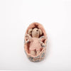 Maileg Baby Mouse in Carry Cot | Rose
