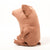 Brown Maileg plush pig toy on a white background