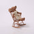 Maileg Mouse Rocking Chair Dark Powder | Conscious Craft