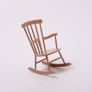 Maileg Mouse Rocking Chair Dark Powder | Conscious Craft