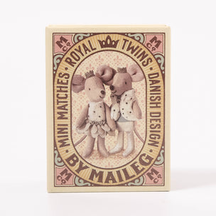 Maileg Royal Twins in Matchbox 