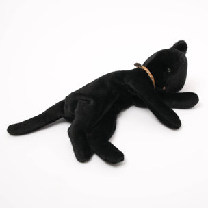 Sleeping Kitten Plush Medium | Black