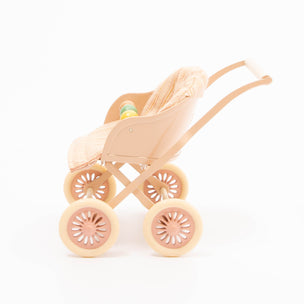 Maileg Stroller Baby Mouse Rose | ©Conscious Craft