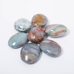 Pastel Ocean Jasper Palmstone | © Conscious Craft