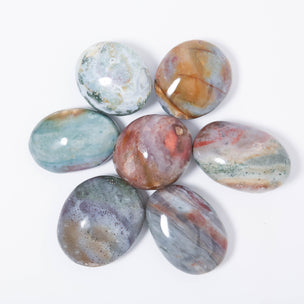 Pastel Ocean Jasper Palmstone | © Conscious Craft