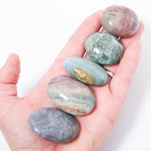 Pastel Ocean Jasper Palmstone | © Conscious Craft