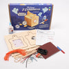 Explorer lamp kit with components and packaging on a white background