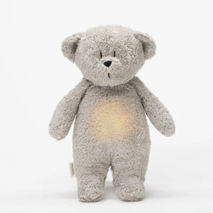 Moonie Organic Humming Bear Light Grey | Conscious Craft