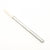 Makeup pencil with white cap on a white background
