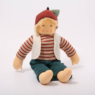 Nanchen | Chestnut Paul Organic Waldorf Doll Conscious Craft