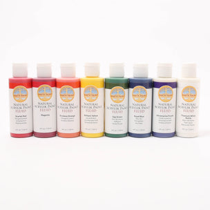 Natural Earth Fluid Acrylik Set of 8 Classic Colours | Image © Conscious Craft