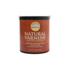 Can of Earth Paint Natural Varnish on a white background