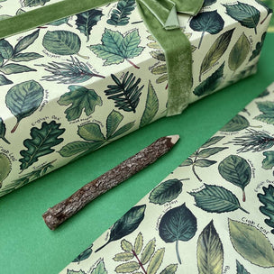 Alexia Claire Botanical Leaves Wrapping Paper | Conscious Craft