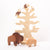 Ostheimer wooden figures of bison and bald eagles | Image ©️ Conscious Craft