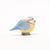 Ostheimer wooden toy Blue Tit from the side on white background, New for 2026 | Image ©️ Conscious Craft