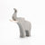 Ostheimer Wooden Elephant Bull, trumpeting - Wild Animal Collection