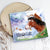 Children's book titled 'Hrökur and the Skyriders' with a horse illustration on a wooden surface.
