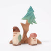 Ostheimer Fir Tree with 2 Gnomes, 3 pcs | © Conscious Craft