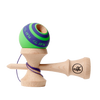 Green & Purple coloured wood Kendama Play One G 