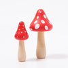 Rico Design Wooden Mushroom Dark Red | ©Conscious Craft