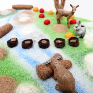 Tara Treasures | Woodland River Play Mat Playscape