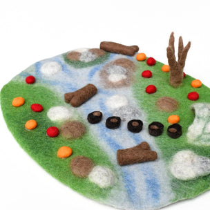 Tara Treasures | Woodland River Play Mat Playscape