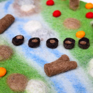 Tara Treasures | Woodland River Play Mat Playscape