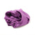 Purple satin fabric on a white background