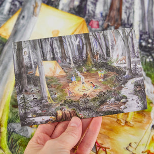 Sarah's Silks Seek & Find Playsilk | Camping