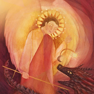 Bijdehansje Postcard Saint Michael | Conscious Craft