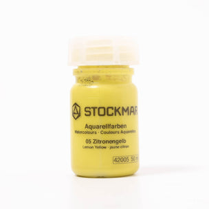 Stockmar Lemon Yellow Watercolour Paint in 50ml pot | ©️ Conscious Craft