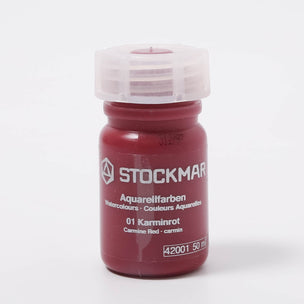 Stockmar Carmine Red Watercolour Paint in 50ml pot | ©️ Conscious Craft