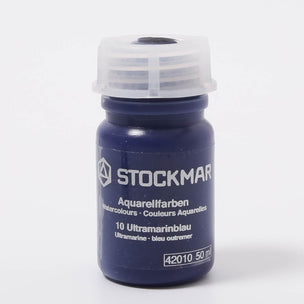 Stockmar Ultramarine Blue Watercolour Paint in 50ml pot | ©️ Conscious Craft