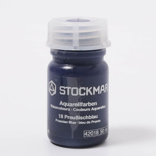 Stockmar Prussian Blue Watercolour Paint in 50ml pot | ©️ Conscious Craft