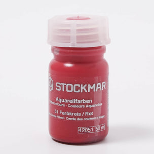 Stockmar Circle Red Watercolour Paint in 50ml pot | ©️ Conscious Craft