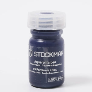 Stockmar Circle Blue Watercolour Paint in 50ml pot | ©️ Conscious Craft