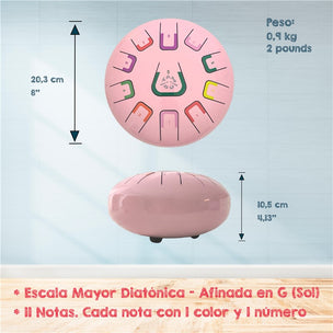 Tambú 8" 11 tone | Coral Reef