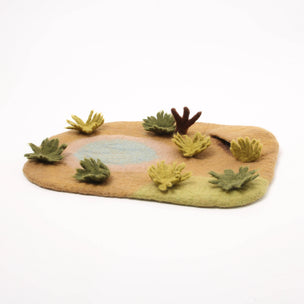 safari felted landscape
